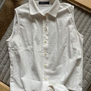 Brandy Melville Sleeveless Button Down Shirt